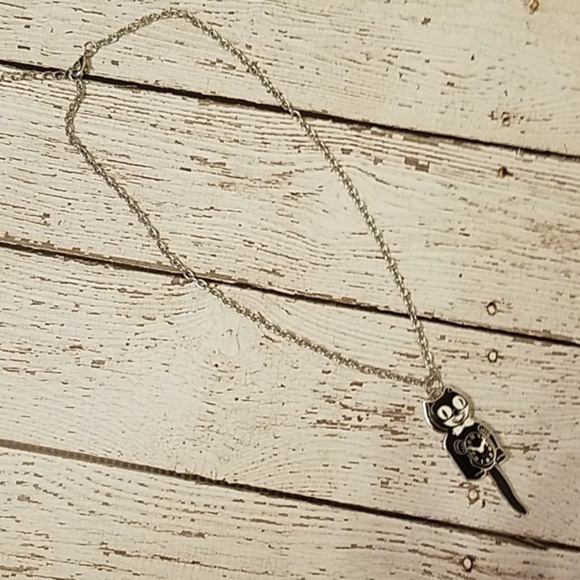 black kit-cat klock cat necklace - Picture 4 of 6